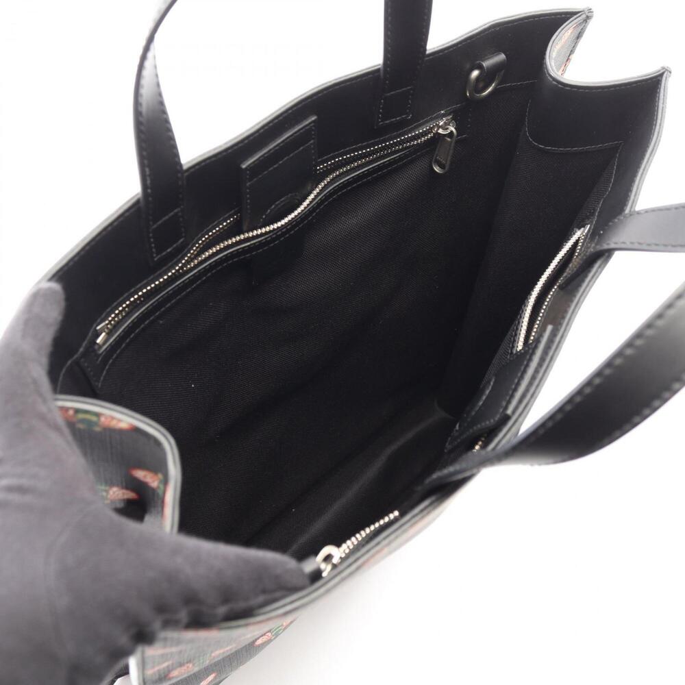 GUCCI Black Leather Tote Bag - Picture 3 of 7